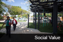 the image represents projects that directly improve the life quality of the community